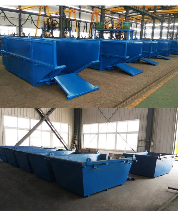 Front End Loading. Skip 6m³ Skip Bin for Waste Management - Durable Construction Trailer Dumpster
