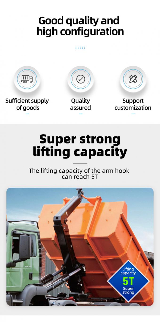 Heavy Duty Quick Release Hook Arms for RoRo Bin Lifting